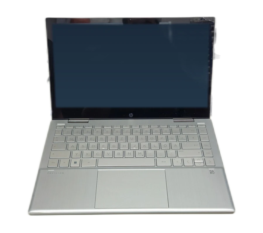 HP Pavilion x360 14-dy0433ng: Topcase, Display und Ladebuchse