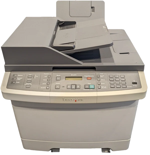 Lexmark X544 aus dem Reparaturfall