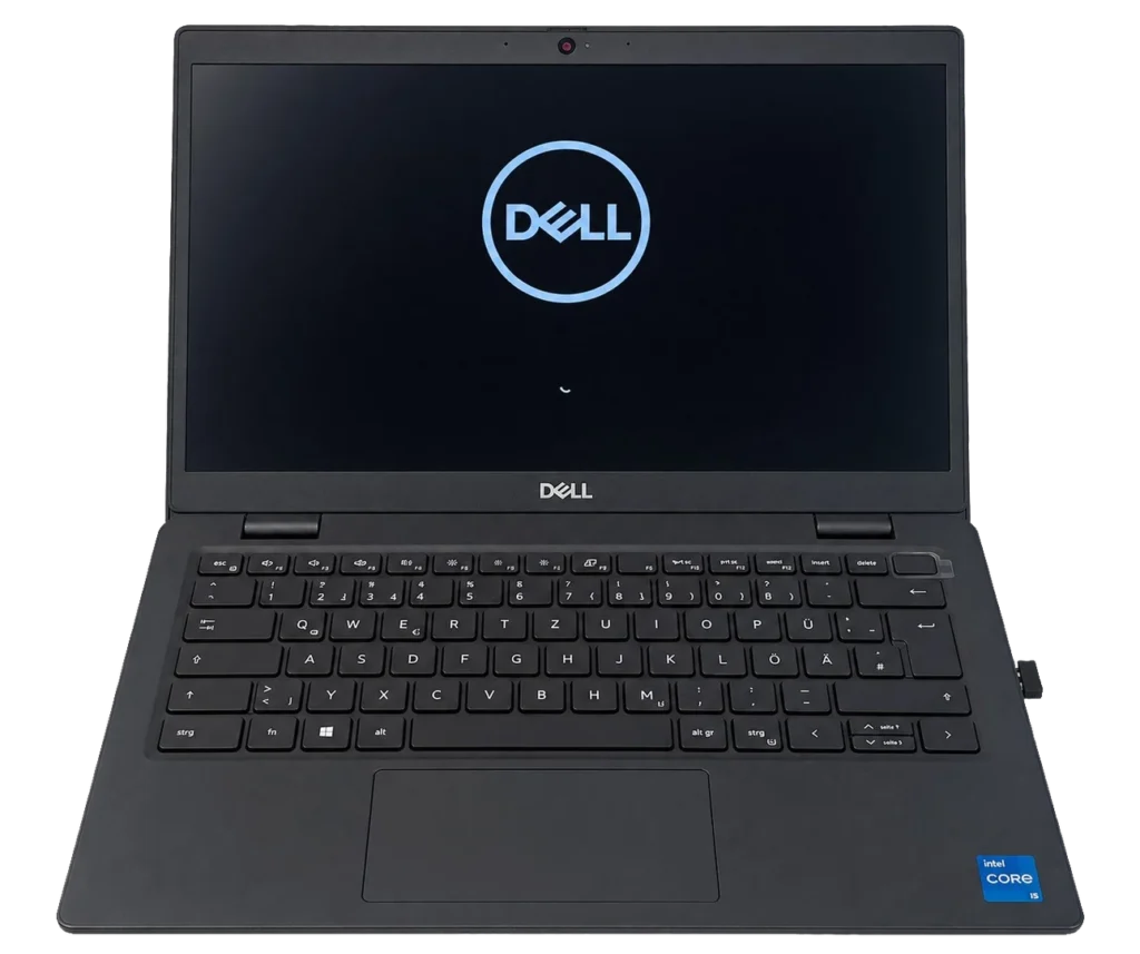 Dell Latitude 5420 mit Dell-Logo beim Start